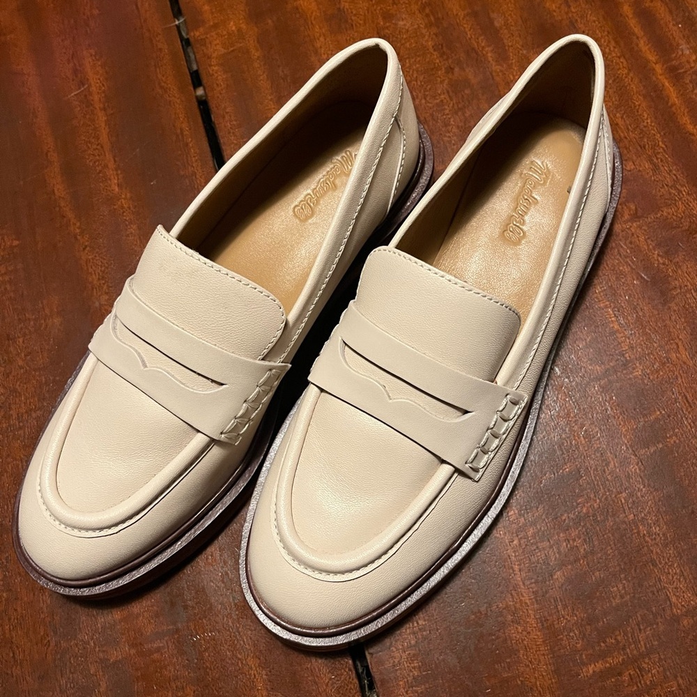 Madewell Corinne Loafer Cream 5.5